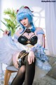 Cosplay Ying Tze 甘雨 Ganyu Maid P18 No.fd4642